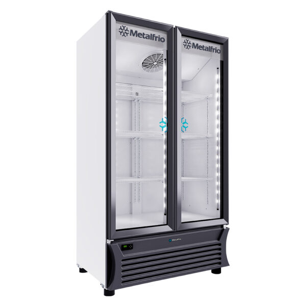 Refrigerador Metalfrio RB500 2 Puertas de Cristal