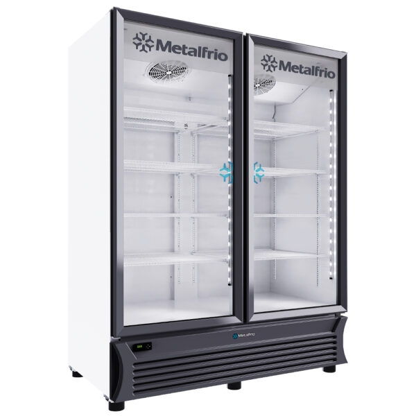 Refrigerador Metalfrio RB800 2 Puertas de Cristal