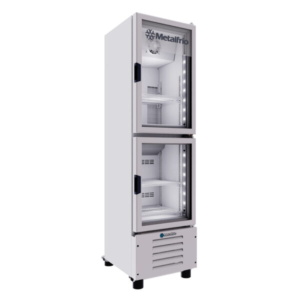 Metalfrio VFH08 Conservador Hibrido-Refrigerador y Congelador